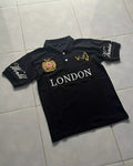 Y2k Men Casual Embroidery Graphic Street Print Short Sleeve Polo America Retro Street  Hip-hop Style Men