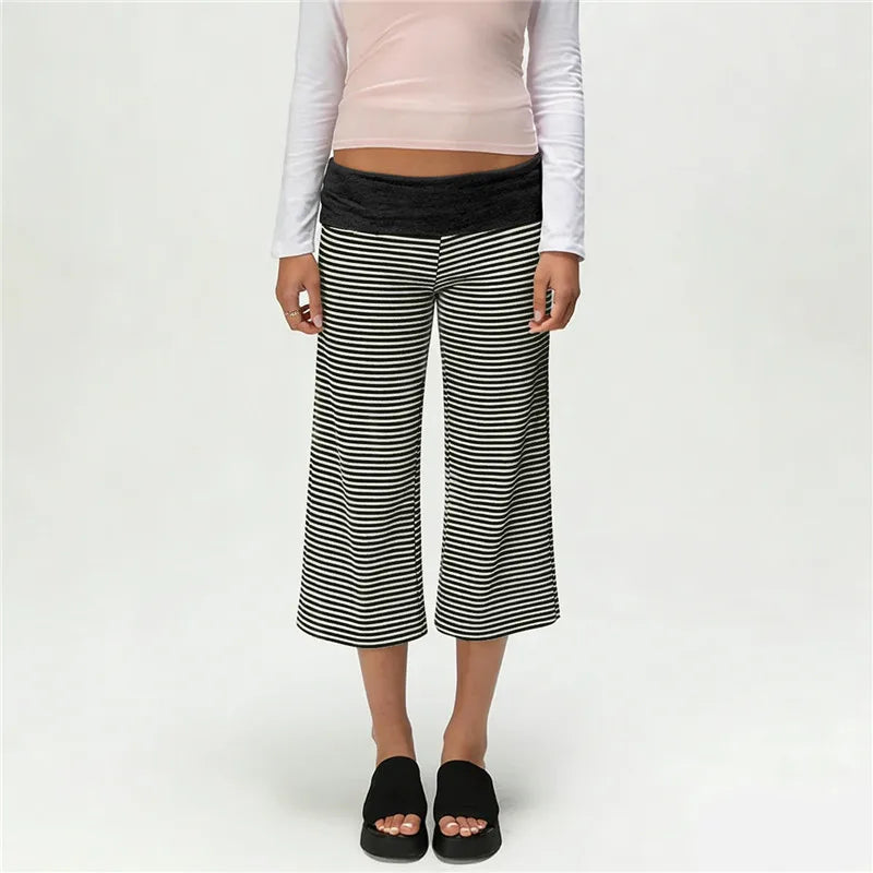 Fold over Culottes Gaucho Pants-Multiple Colours & Designs Available