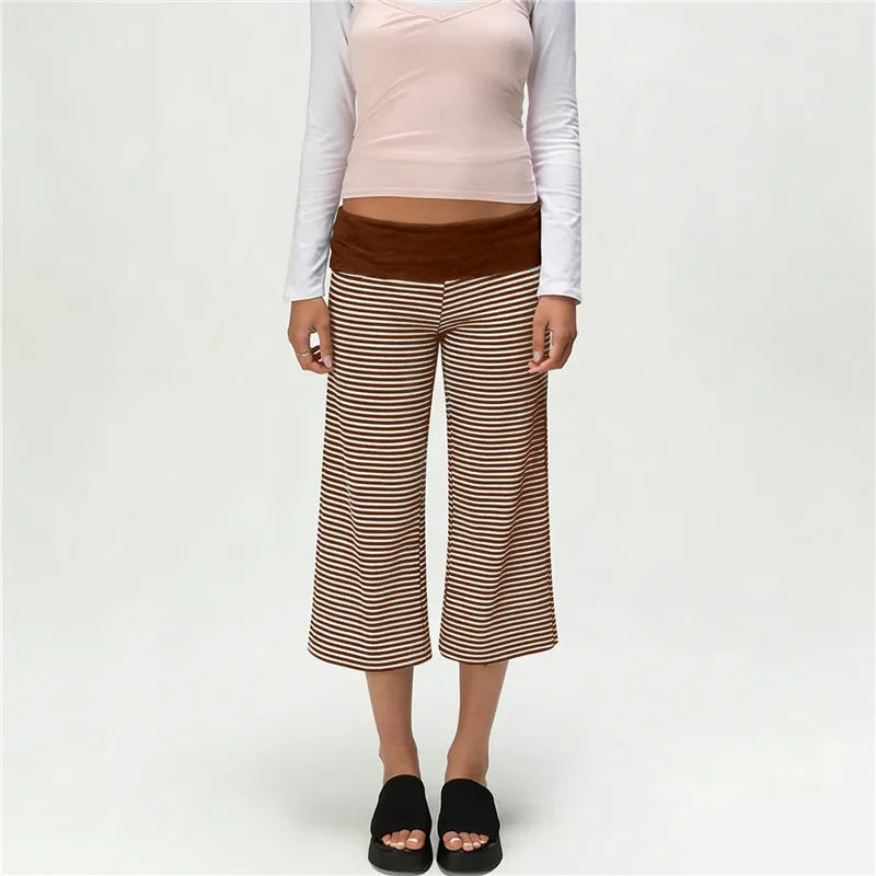 Fold over Culottes Gaucho Pants-Multiple Colours & Designs Available