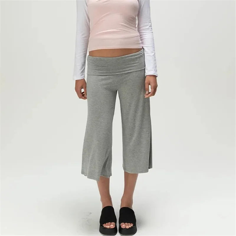 Fold over Culottes Gaucho Pants-Multiple Colours & Designs Available