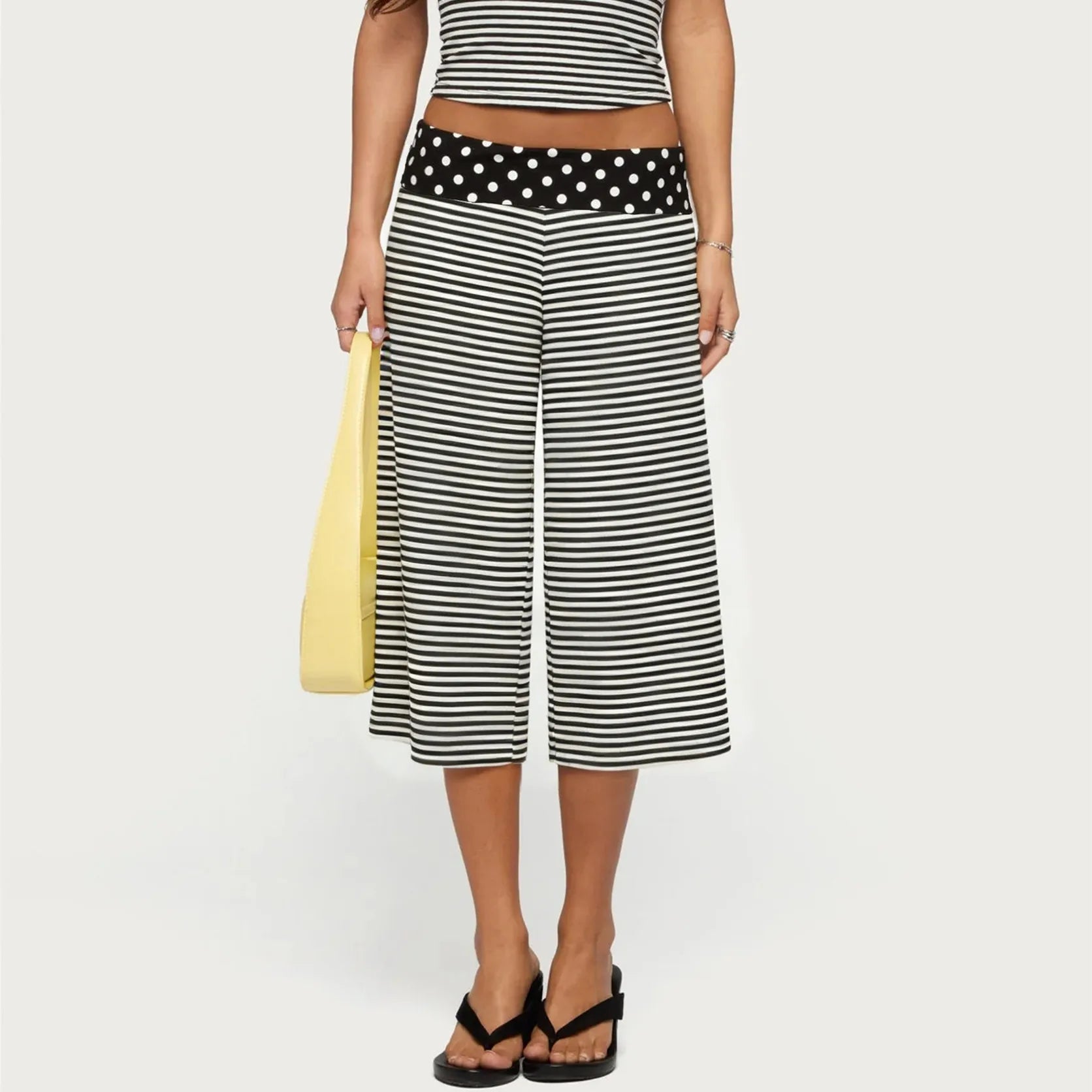 Fold over Culottes Gaucho Pants-Multiple Colours & Designs Available