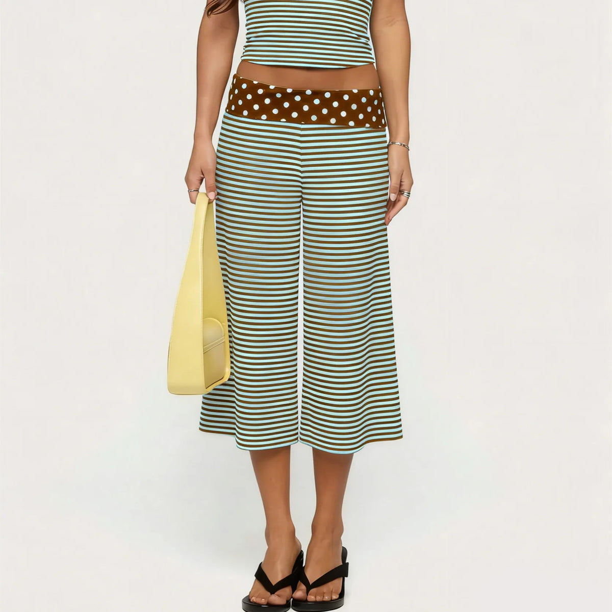 Fold over Culottes Gaucho Pants-Multiple Colours & Designs Available