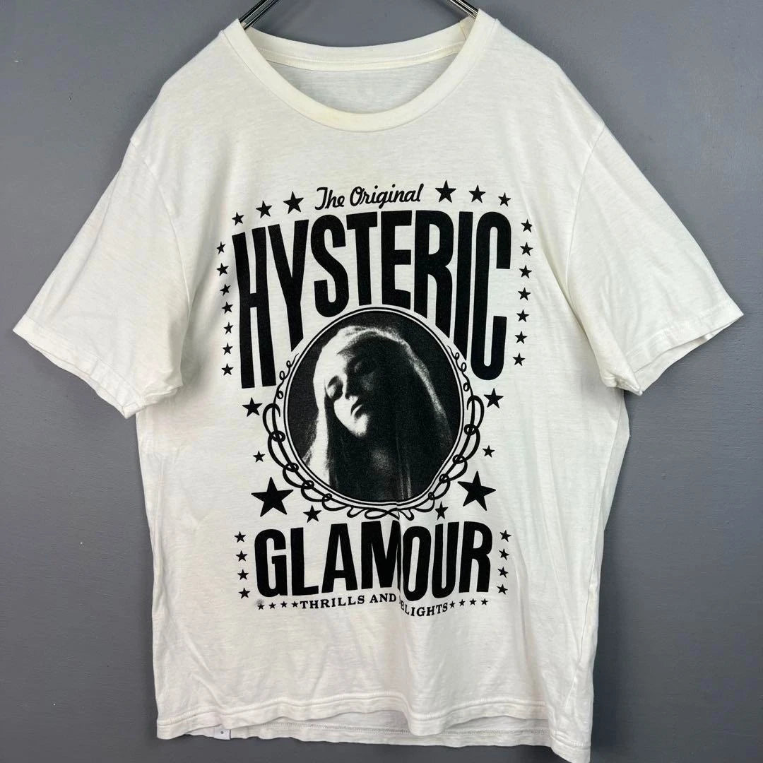 Hysteric Glamour 90s Retro Style Charcoal Reprint T Shirt for Men Women Y2k Graphic Short Sleeve Shirt Unisex Men Women Summer