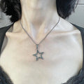 Fashion Chains Star Pendant Necklaces Punk Aesthetic Jewelry Boho Necklace for Women Goth Jewelry Y2K Grunge Rock