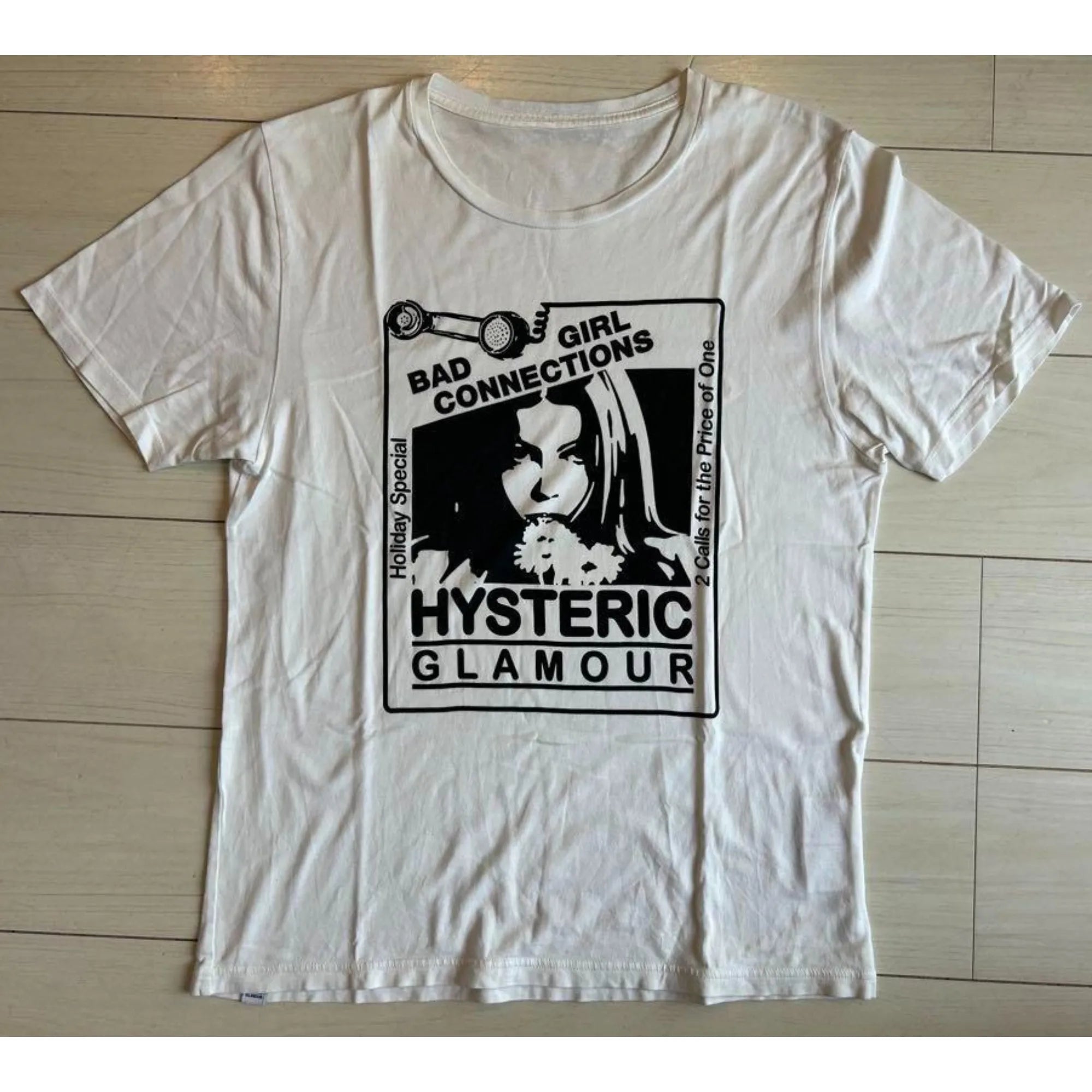 Hysteric Glamour 90s Retro Style Charcoal Reprint T Shirt for Men Women Y2k Graphic Short Sleeve Shirt Unisex Men Women Summer